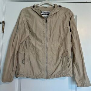 EUC Columbia Hooded Windbreaker Jacket Size M